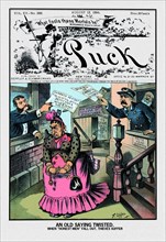 Puck Magazine: An Old Saying Twisted 1884