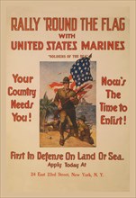 Rally 'round the flag with the United States Marines 1916