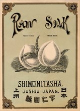 Raw Silk Shimonitasha.Joshiu, Japan 1891