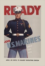 Ready - - Join U.S. Marines 1942