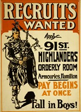 Recruits wanted ... fall in boys!  1916