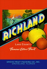 Richland Brand Citrus 1930