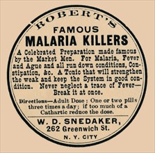 Robert's Famous Malaria Killers