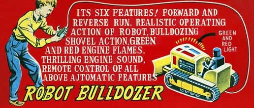 Robot Bulldozer - Six Features 1950
