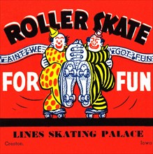 Roller Skate For Fun 1950