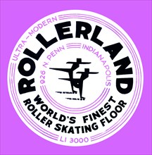 Rollerland: World's Finest Roller Skating Floor 1950