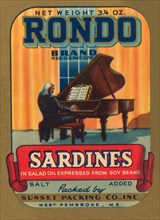 Rondo Brand Sardines 1920