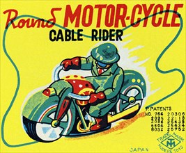 Round Motor-cycle Cable Rider 1950