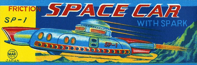SP-1 Friction Space Car 1950