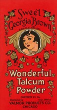 Sweet Georgia Brown Wonderful Talcum Powder 1934