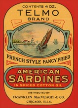 Telmo Brand American Sardines 1920