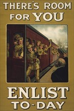 There's room for you - enlist today and hop on the train 1918