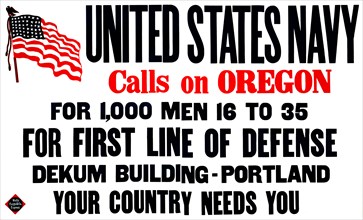 United States Navy calls on Oregon 1917
