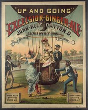 Up and going, Excelsior ginger ale... 1885
