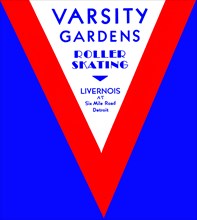 Varsity Gardens Roller Skating 1950