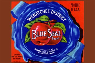 Wenatchee District Blue Seal Brand Apples