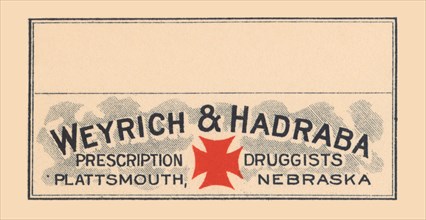 Weyrich & Hadraba Prescription Druggists 1920