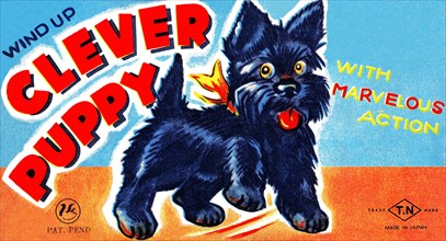 Wind Up Clever Puppy 1950