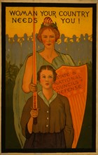 Woman your country needs you!  1917