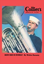 Navy Tuba Player 1942