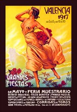 Valencia: Grande Fiestas de Mayo, 1917