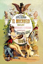 Sociedad el Mochuelo Bailes 1883
