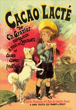 Cacao Lacte de Ch. Gravier Superieur 1893
