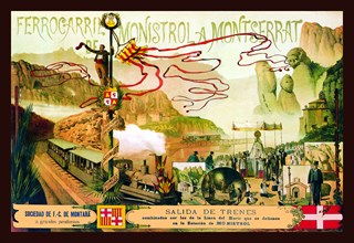 Ferrocaril de Monistrol a Montserrat 1888