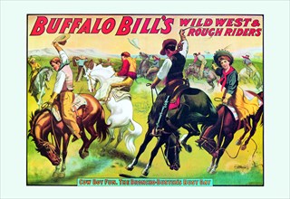 Buffalo Bill: Cowboy Fun - The Bronco Busters Busy Day 1900