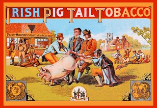 Irish Pig Tail Tobacco 1885