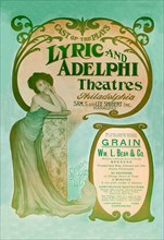 Lyric And Adelphi Theatres 1900