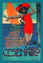 Cesenatico (Woman in Red)
