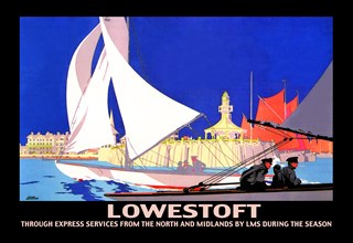 Lowestoft: Through Express Services from the North and Midlands by LMS During the Season