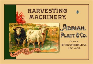 Harvesting Machinery: Adrian, Platt & Co. 1889