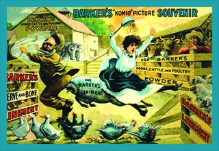 Barker's "Komic" Picture Souvenir: Farm Ruckus 1879