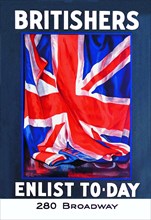 Britishers: Enlist To-Day 1916