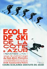 Ecole de Ski 1938