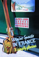 Winter Sports in France 1930