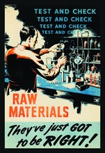 Raw Materials - Test and Check 1944