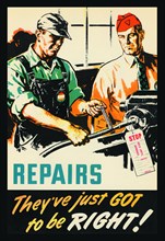 Repairs - They've just Got to be Right! 1944
