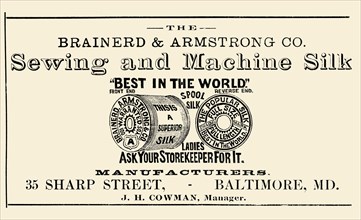 Brainerd & Armstrong Co. Sewing and Machine Silk
