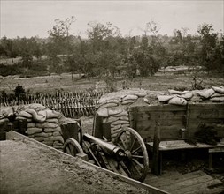 Atlanta, Georgia. Interior view of Confederate fort, east of W. & A. Railroad 1864