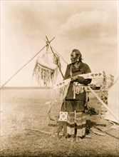 In a Blackfoot camp 1927