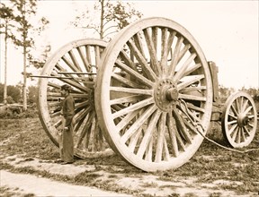 Drewry's Bluff, Virginia (vicinity). Sling cart used in removing the captured artillery 1863