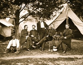 Washington, District of Columbia]. Gen. Napoleon Bonaparte McLaughlen and staff 1865