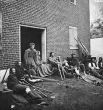 Kearney's men wounded at Fredericksburg. 1864