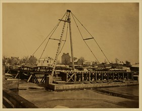 New bridge over Potomac River on the Washington, Alexandria and Georgetown Railroad. Total length 5,104 feet 1863