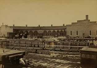 R.R. roundhouse Petersburg, VA 1863