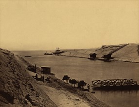 Suez Canal - Lake Timsah, from opp. the chalet 1865