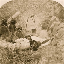Winnebago camp scene 1870